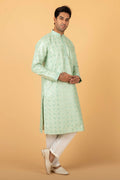 MLS EMBROIDERED KURTA PAJAMA