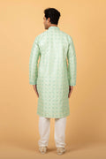 MLS EMBROIDERED KURTA PAJAMA