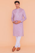 MLS EMBROIDERED KURTA PAJAMA