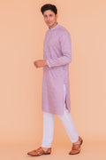 MLS EMBROIDERED KURTA PAJAMA