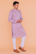 MLS EMBROIDERED KURTA PAJAMA