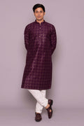 MLS EMBROIDERED KURTA PAJAMA