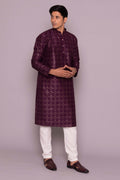 MLS EMBROIDERED KURTA PAJAMA