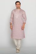 MLS EMBROIDERED KURTA PAJAMA