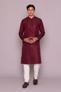 MLS EMBROIDERED KURTA PAJAMA