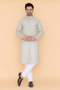 MLS PRINTED KURTA PYJAMA