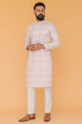 MLS EMBROIDERED KURTA PAJAMA