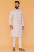 MLS EMBROIDERED KURTA PAJAMA