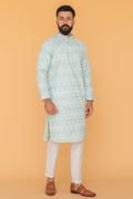 MLS EMBROIDERED KURTA PAJAMA