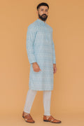 MLS EMBROIDERED KURTA PAJAMA