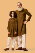 MLS KIDS CHIKANKARI PATHANI SUIT