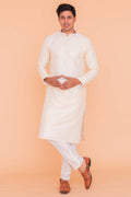 MLS EMBROIDERED KURTA PAJAMA