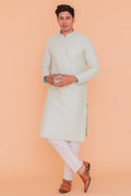 MLS EMBROIDERED KURTA PAJAMA