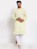 MLS CHIKANKARI KURTA PAJAMA