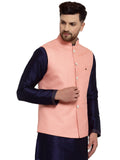 MLS Cotton Jute Nehru Jacket